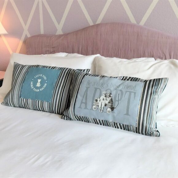 Pet Adoption 16 x 26 Bolster NEW Throw Pillow Be a Dog's Best Friend ADOPT - Picture 10 of 10